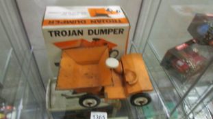 A rare boxed Sutcliffe Trojan dumper.