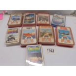 A quantity of vintage Top Trump cards including Rockets, Super Trains etc.,