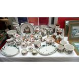 A good lot of Port Meirion vases & kitchenware etc. COLLECT ONLY