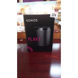 A wireless Hi-Fi system Sonos Play 1,