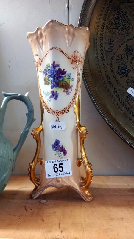A Crown Devon vase 7 Victorian jug - Image 3 of 3