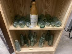 A good selection of 19c/20c glass Gainsborough codd bottles