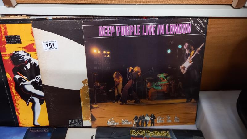 A good lot of LP's including Deep Purple, Iron Maiden, Thin Lizzy, Led Zeppelin, Judas Priest, - Image 3 of 13