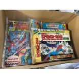 A quantity of 1970's UK Marvel comics, The Avengers, Iron Fist, Dr Strange, Super Spiderman,