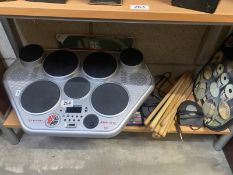 A Yamaha DD-55 electric drum machine etc (COLLECT ONLY)