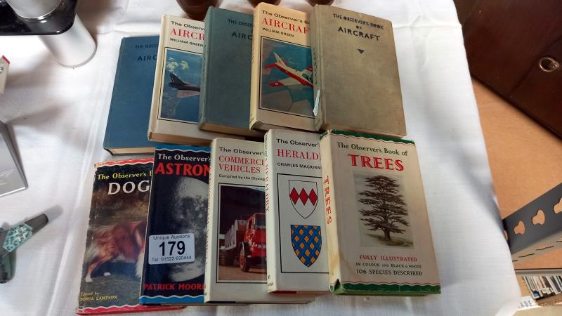 A quantity of Observer books including Aircraft, dogs etc