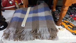 A Welsh blanket 160cm x 190cm approximately