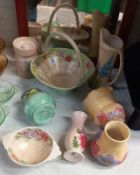 A quantity of Radford pottery etc.