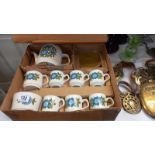 A vintage J & G Meakin boxed tea set