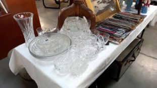 A good selection of moulded glass