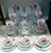 A 41 piece Victoria china tea set. COLLECT ONLY