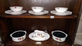 A Crown Fenton dinnere service including tureen