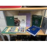 A good selection of car related books including Jaguar, E-Type, Mini and Rolls Royce