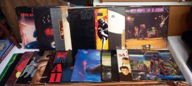 A good lot of LP's including Deep Purple, Iron Maiden, Thin Lizzy, Led Zeppelin, Judas Priest,