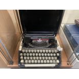 A vintage typewriter