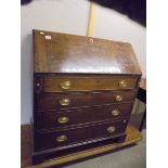 An oak bureau, COLLECT ONLY.