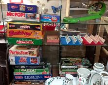 A large quantity of vintage 1970's/80's board games etc. including The Generals microscope &