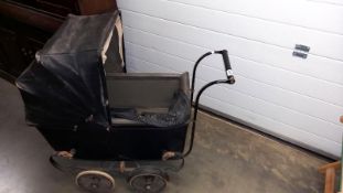 A Victorian/Edwardian pram, COLLECT ONLY