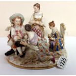 A 19th century figure group.