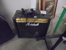 A Marshall MG100 DFX including foot switch, 100w reverb, delay, chorus and flange built in, COLLECT