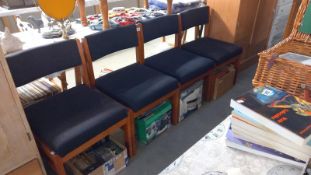 A set of 4 office/waiting room chairs