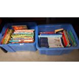 2 boxes of children's annuals and books including Tarzan, Stingray, Eagle etc COLLECT ONLY