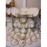 In excess of 100 pieces of Royal Doulton Belmont pattern tea and dinnerware, COLLECT ONLY