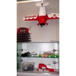 A radio control ARTF GEE BEE + 1 racer with servos motor, controller lipo and 1 other radio