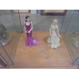 Two Royal Doulton figurines - Natalie and Harmony.