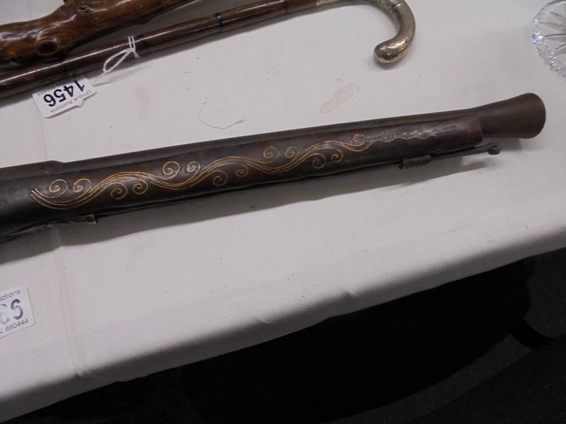 A Blunderbuss with Brass string inlay. - Image 4 of 6