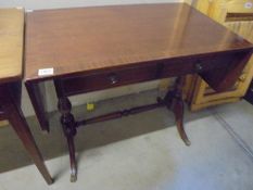 A mahogany sofa table, COLLECT ONLY.