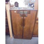 An art deco tallboy with internal drawers, COLLECT ONLY.