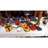 A good collection of mainly 1/18 scale diecast model cars including Jaguar, MG etc