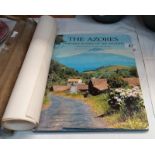 The Azores fairy-tale islands of the Atlantic - book- John Van Opstal plus drawing & flora