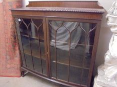 A mahogany astragal glazed display cabinet, COLLECT ONLY.