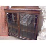 A mahogany astragal glazed display cabinet, COLLECT ONLY.