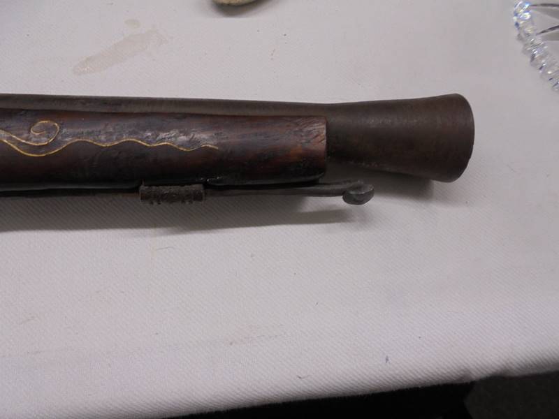 A Blunderbuss with Brass string inlay. - Image 5 of 6