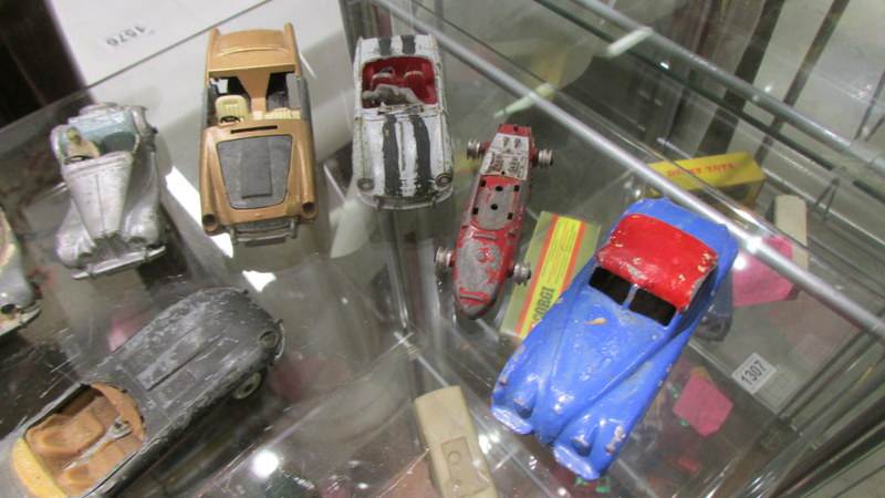 A quantity of play worn 1960's sports cars including Jaguar, MG, Triumph etc., - Image 3 of 3