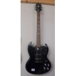 A Tony IONNI G4oo signature guitar with Toni IOMMI humbucker hard case, COLLECT ONLY.