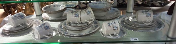A German bone china tea set,