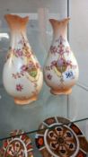 A pair of Crown Devon 'ETNA' vases