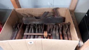 A good quantity of vintage moulding planes. COLLECT ONLY