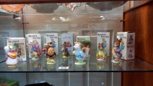 6 boxed Beswick Beatrix Potter characters, a boxed Royal Albert Miss Moppet character and 2
