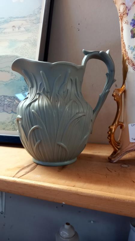 A Crown Devon vase 7 Victorian jug - Image 2 of 3