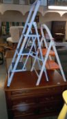 2 metal step ladders, COLLECT ONLY