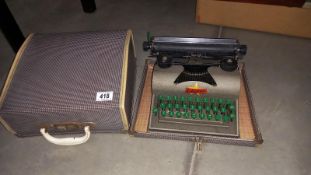 A vintage lilliput typewriter, COLLECT ONLY