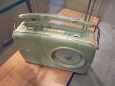 A retro style Bush radio.