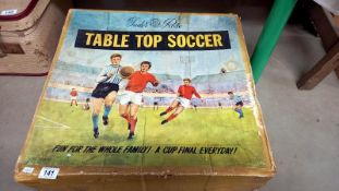 A vintage boxed table soccer game by Tudor rose, completeness unchecked COLLECT ONLY