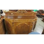 A superb quality Victorian walnut credenza, COLLECT ONLY.