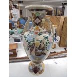 A large Chinese pottery vase. COLLECT ONLY.